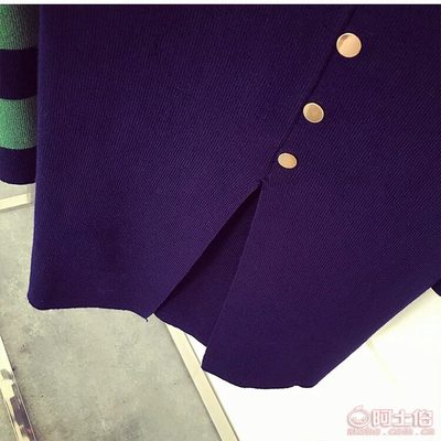 秋冬韓潮風尚 條紋毛衣套裝引領經典女裝新風尚